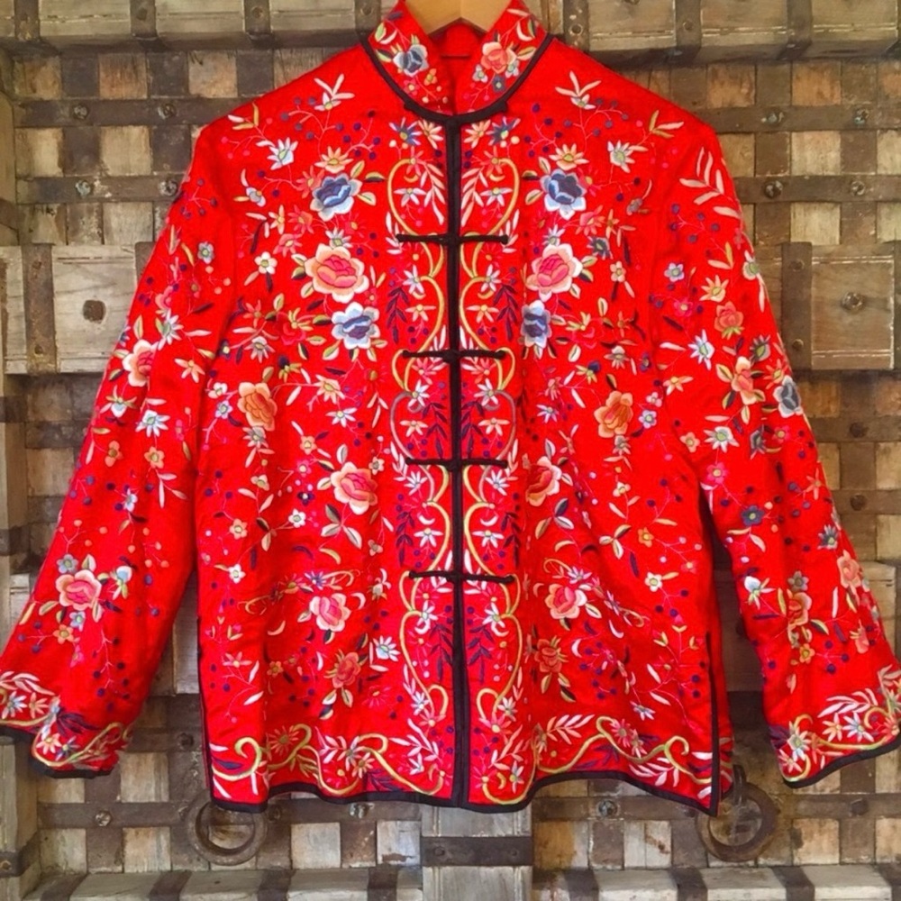 🌳🕊️SILK jacket